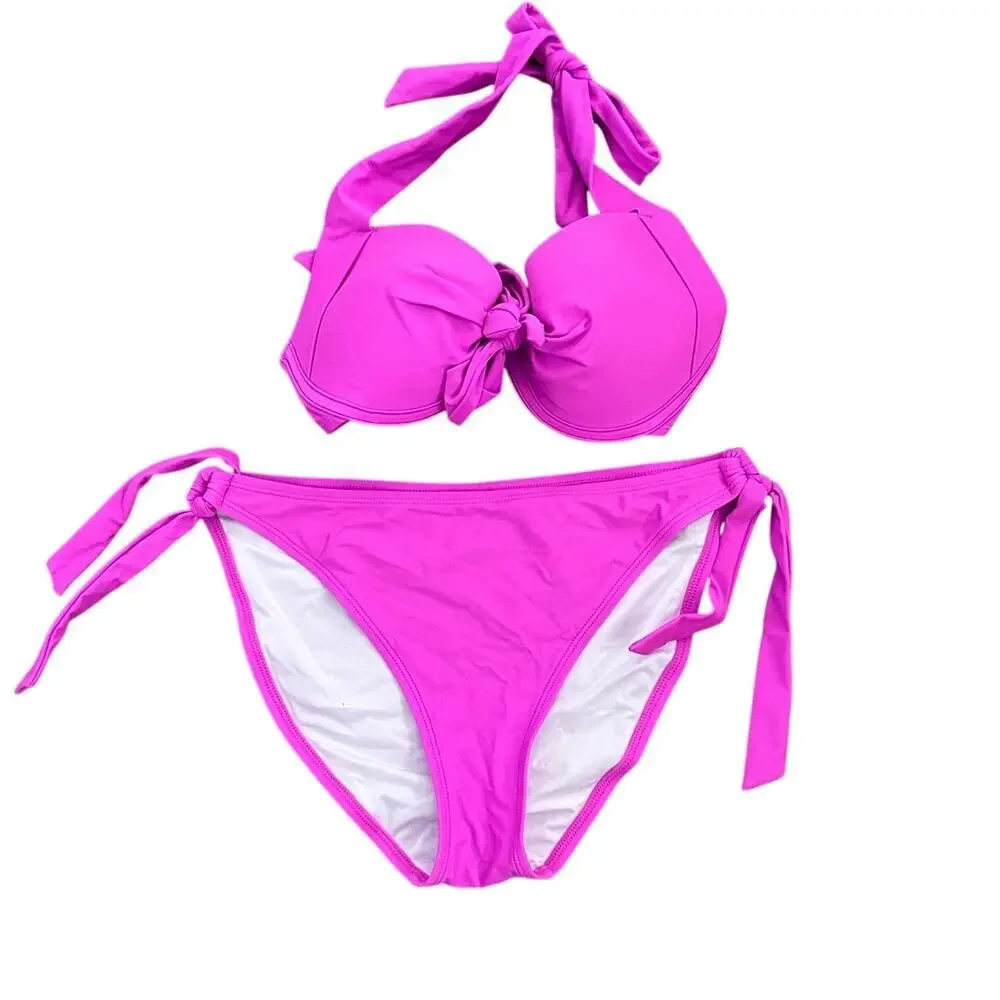 RELLECIGA Retro Collection set in fuchsia size medium NWT